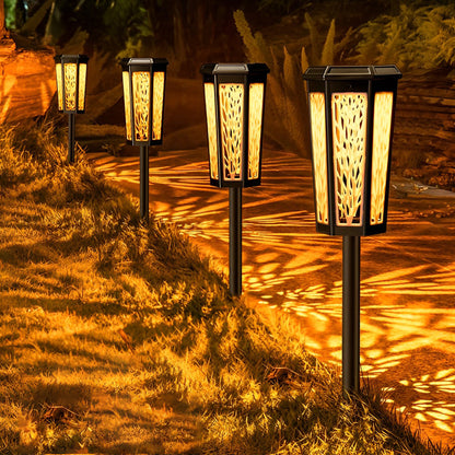 Single Waterproof Solar Lamp with Colour Changing LED - IP65 Outdoor Light