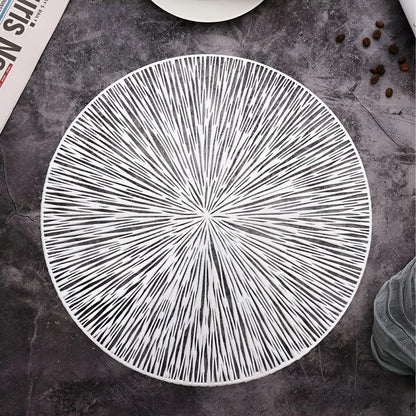Luxe Metallic Dining Protector Mat