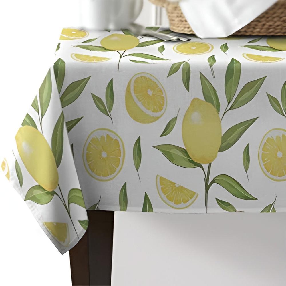 Fresh Citrus Table Cover for Stylish Gatherings