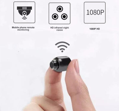 Compact WiFi Camera with 1080P Video, Night Vision, Clear Audio - UK