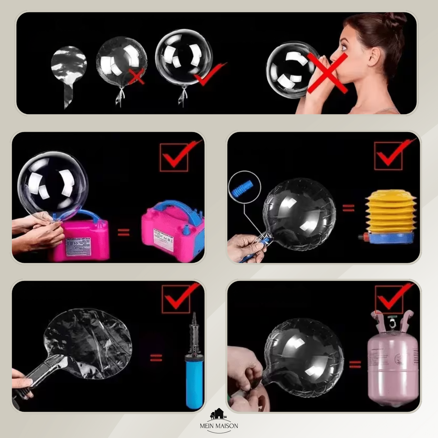 Free 5+5 | Warm Reusable LED Balloon Party Light – Illuminate Any Celebration