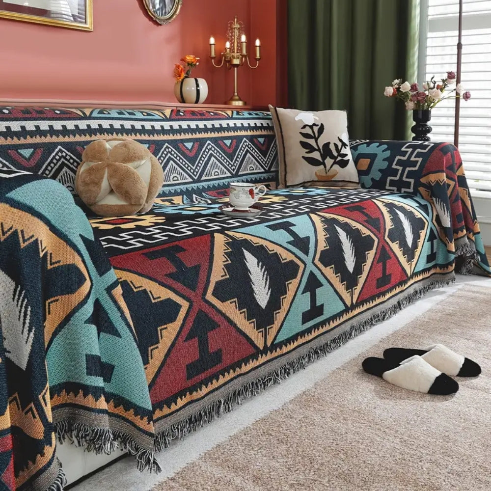 Chic Tribal Pattern Sofa Protector