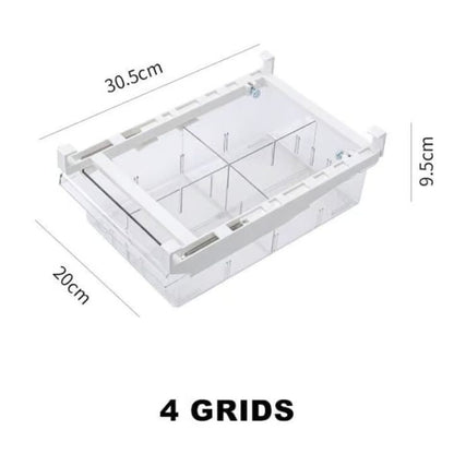 Space-Saving Refrigerator Drawer Organizer