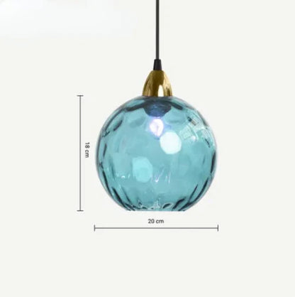 Glass Sphere Hanging Light - LumiSphere Design