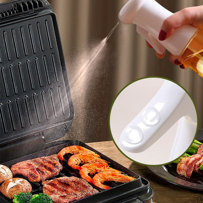 Oil Spray Bottle with Air Pressure Mechanism