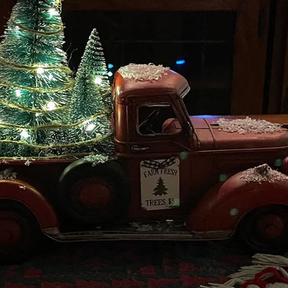 Charming Rustic Christmas Truck Decoration