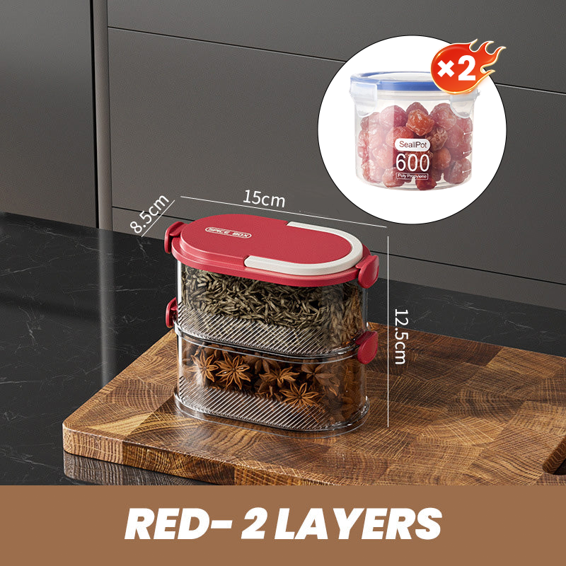 Spice Organizer for Fresh Aromas at the Touch of a Button