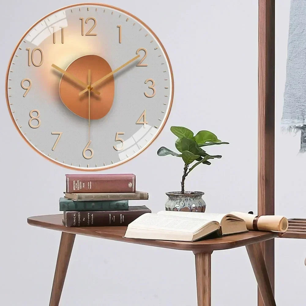 Modern Digital Wall Clock for a Tranquil Atmosphere