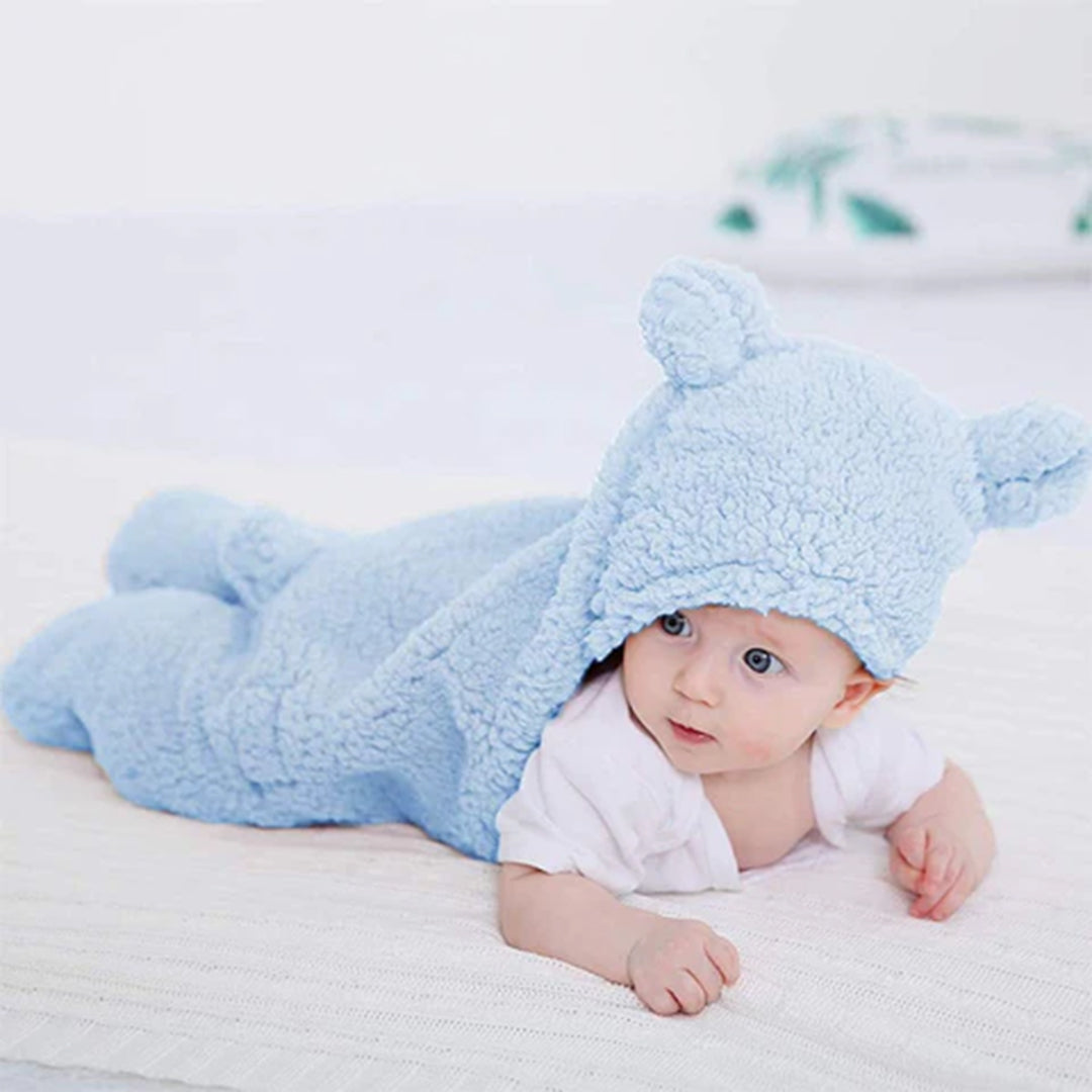 Cozy Bear Swaddle Blanket for Infants