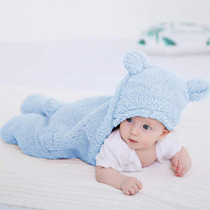 Cozy Bear Swaddle Blanket for Infants