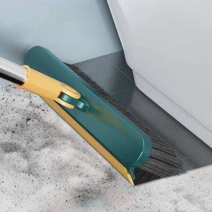 Dual-Function Floor Scrubber with Ergonomic Handle
