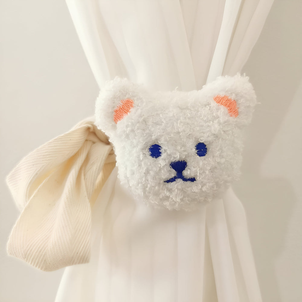 Charming Plush Animal Curtain Holders for Kids' Rooms