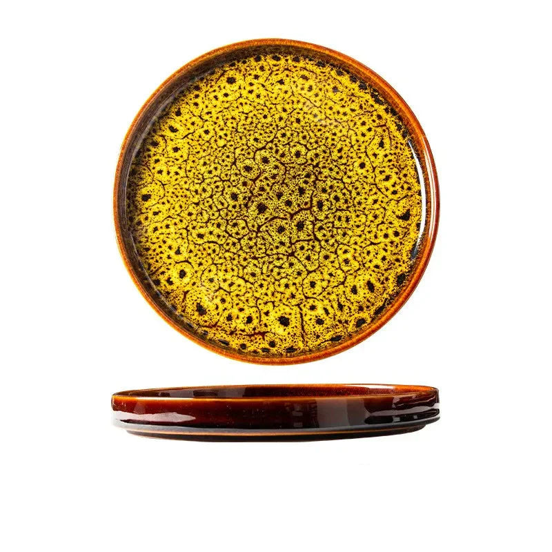 7.5-Inch Elegant Ceramic Serving Tray for Culinary Delights