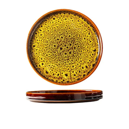 7.5-Inch Elegant Ceramic Serving Tray for Culinary Delights