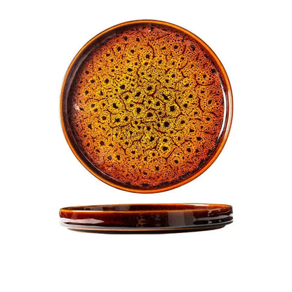 7.5-Inch Elegant Ceramic Serving Tray for Culinary Delights