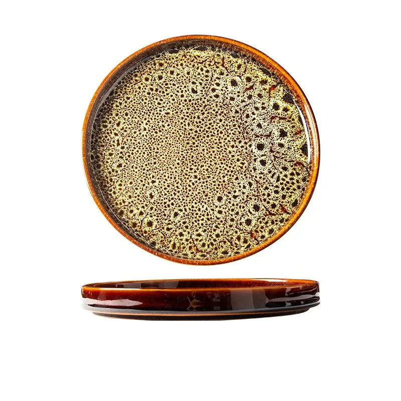 7.5-Inch Elegant Ceramic Serving Tray for Culinary Delights