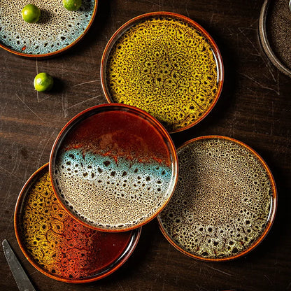 7.5-Inch Elegant Ceramic Serving Tray for Culinary Delights