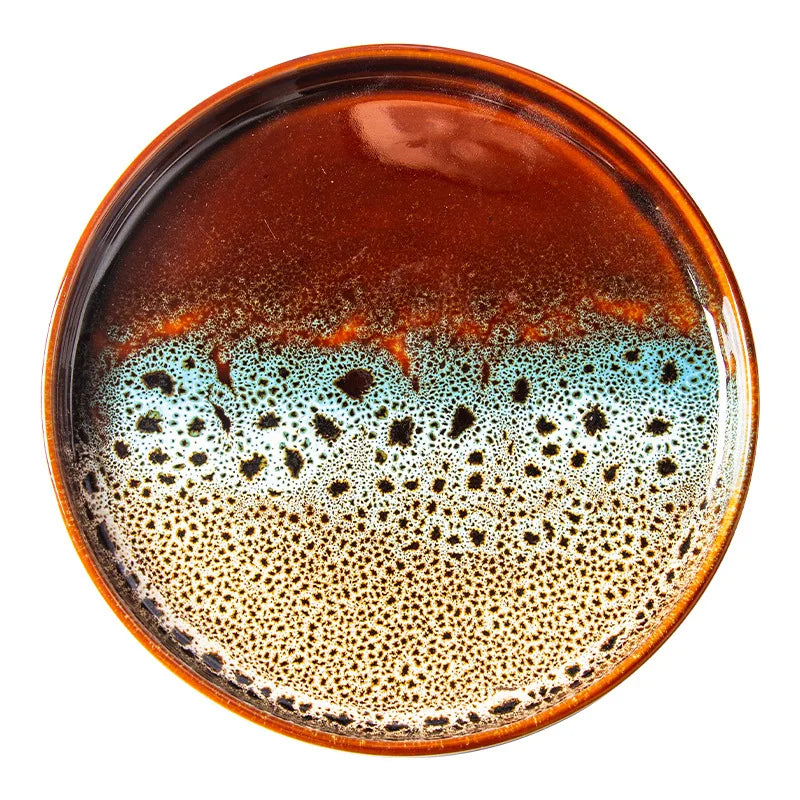 7.5-Inch Elegant Ceramic Serving Tray for Culinary Delights