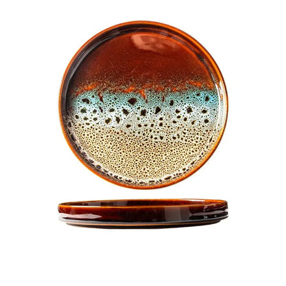 7.5-Inch Elegant Ceramic Serving Tray for Culinary Delights