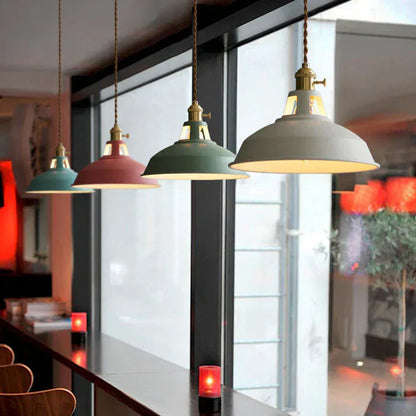 Industrial Vintage Hanging Light Fixture - IronGlow Style