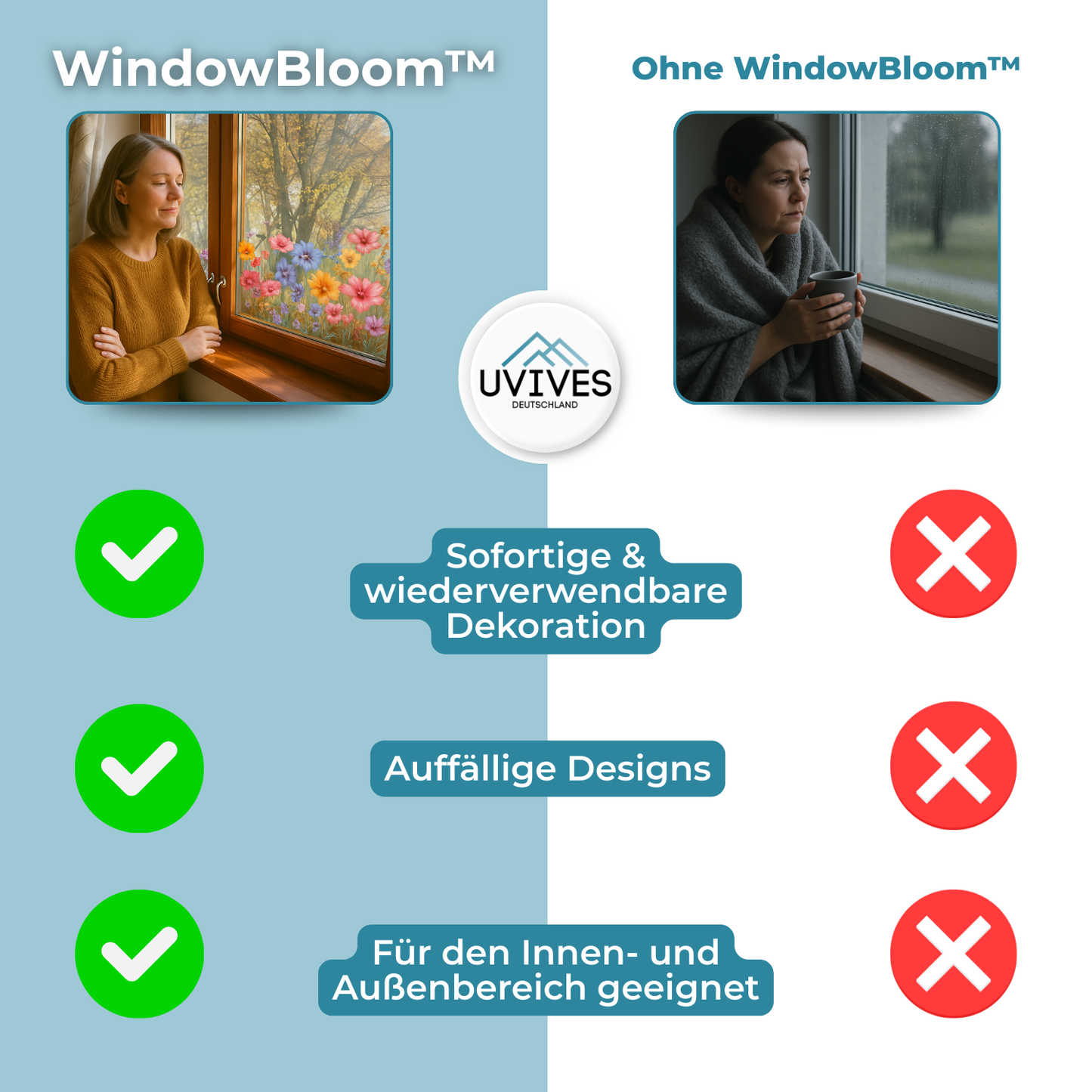 Buy One Get One Free | Seasonal Window Decor