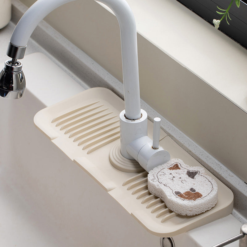 Ultimate Silicone Mat for Kitchen Faucets with Smart Drainage