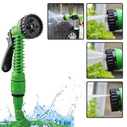 Expandable Garden Hose with Spray Nozzle