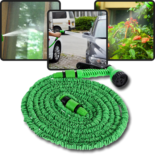 Expandable Garden Hose with Spray Nozzle