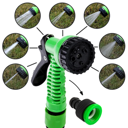 Expandable Garden Hose with Spray Nozzle