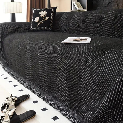 Elegant Chevron Sofa Protector for Ultimate Comfort