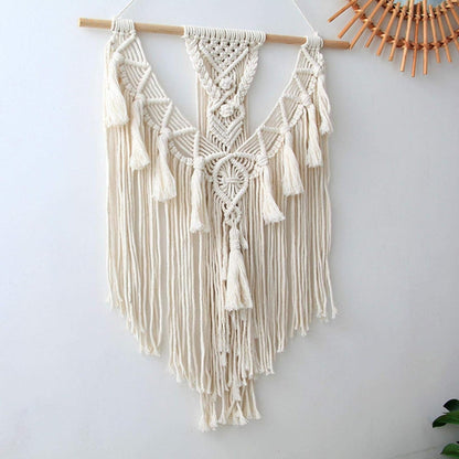 Textured Geometric Macrame Wall Art for Modern Spaces
