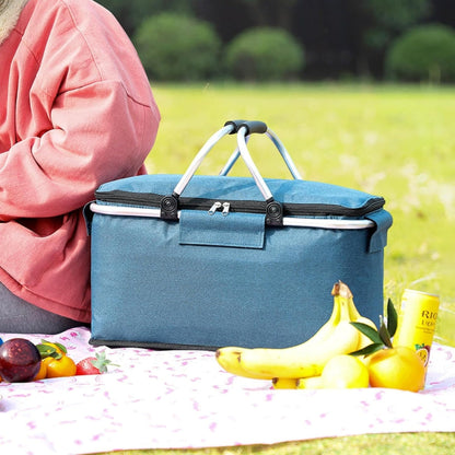 Space-Saving Picnic Carrier with Leakproof Design
