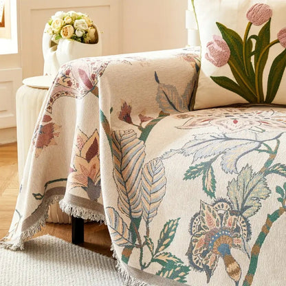 Charming Bloom Reversible Sofa Protector