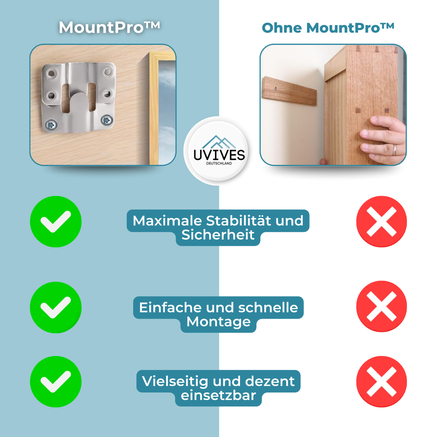 10+10 FREE | Smart Solution for Secure and Seamless Hanging!