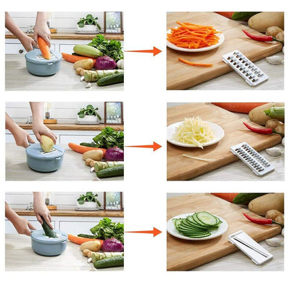 9-in-1 Vegetable Slicing Tool Set