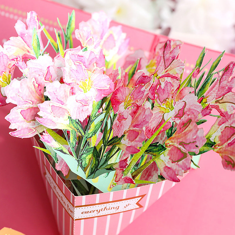 Artistic Pop-Up Greeting Card for Mother's Day