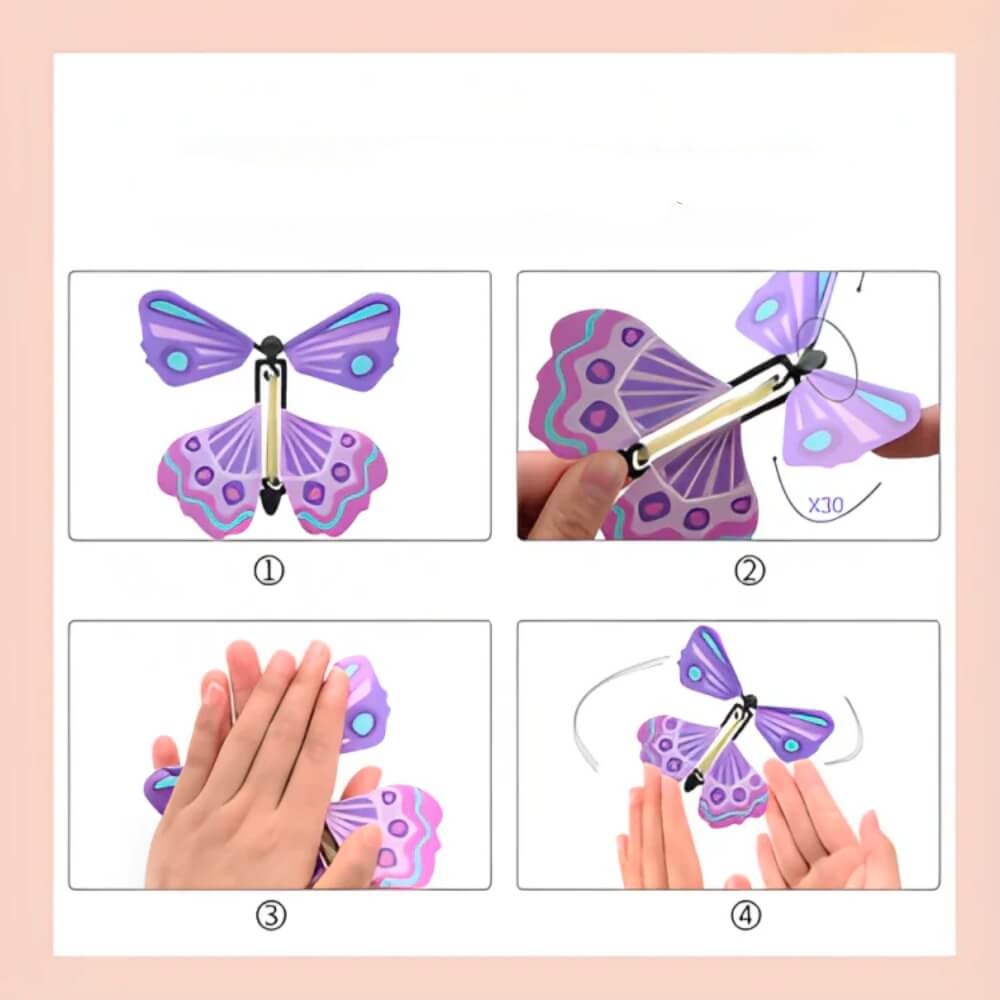 Flying Butterflies – Magical Surprise for Cards & Gift Boxes | Reusable Party Highlight for Birthdays & Weddings