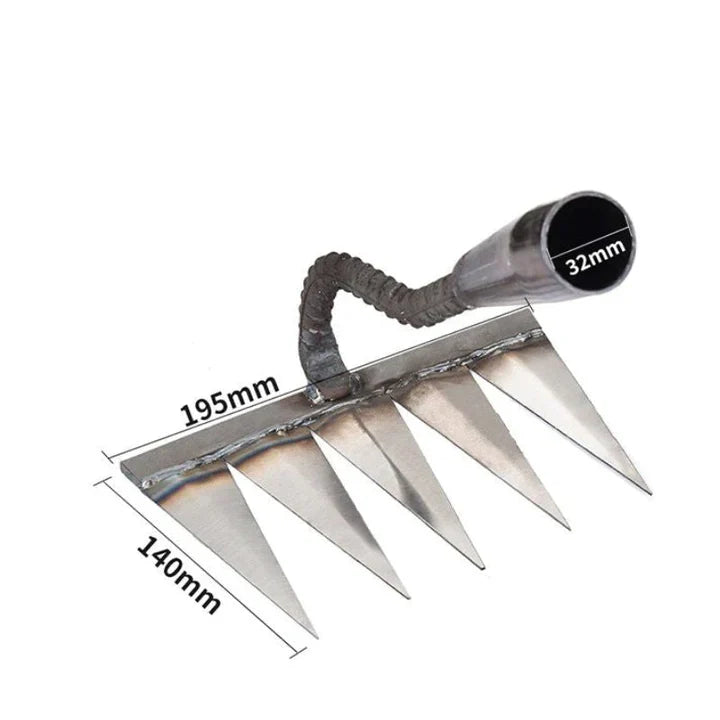 Heavy-Duty Iron Weeder Tool for Garden Maintenance
