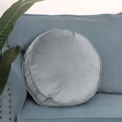 Elegant Plush Circular Pillow for Home Décor