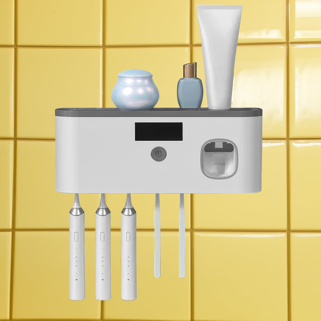 UV Sterilizing Toothbrush Holder for Bathroom – Smart Design