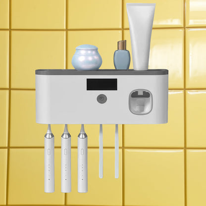 UV Sterilizing Toothbrush Holder for Bathroom – Smart Design