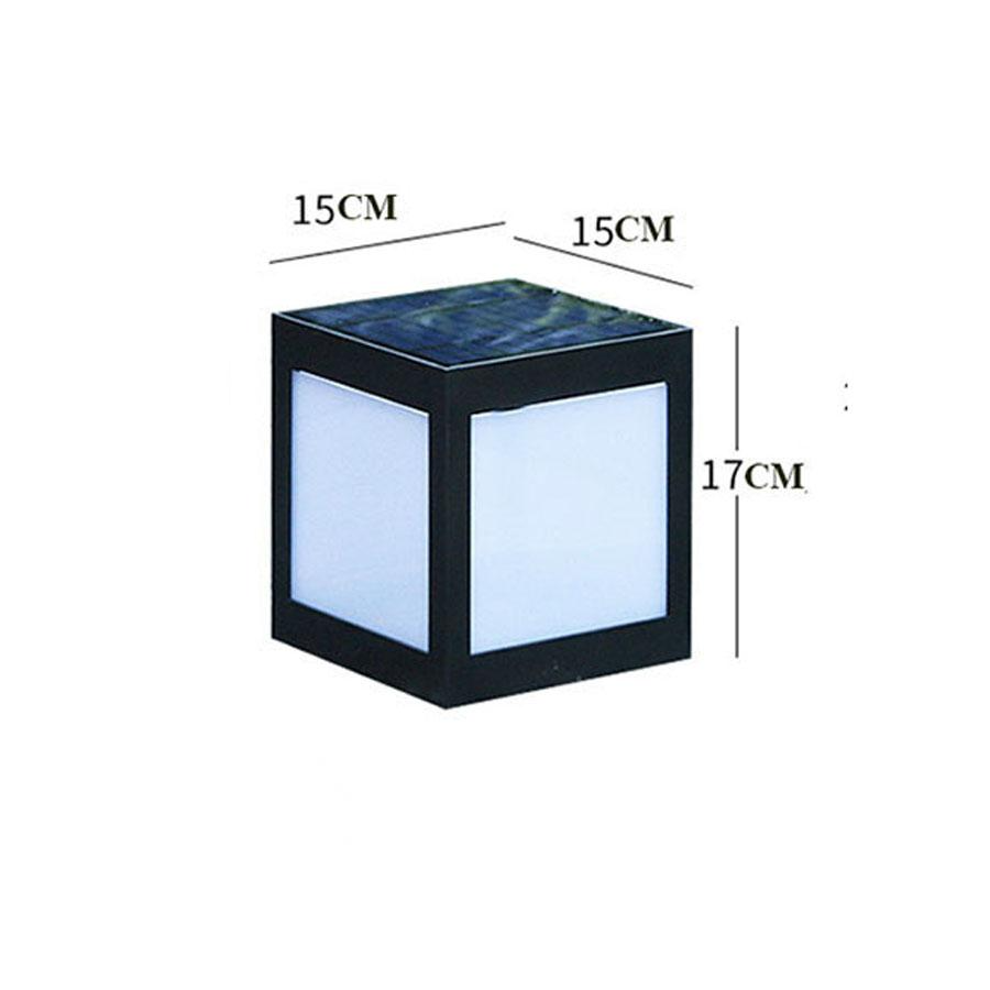 Square Solar LED Garden Lantern – Decorative Outdoor Lighting for Pathways and Patios