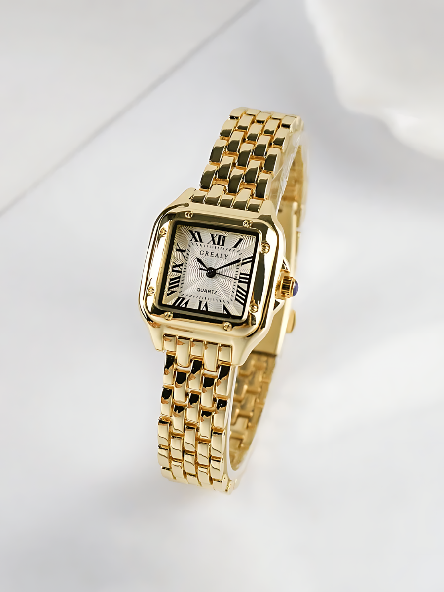 Chic Square Diamond Women's Quartz Watch