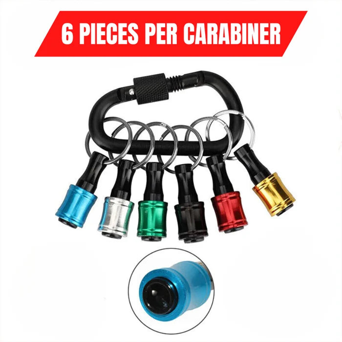 Hex Screwdriver Head Holder with 1/4" Hiking Buckle