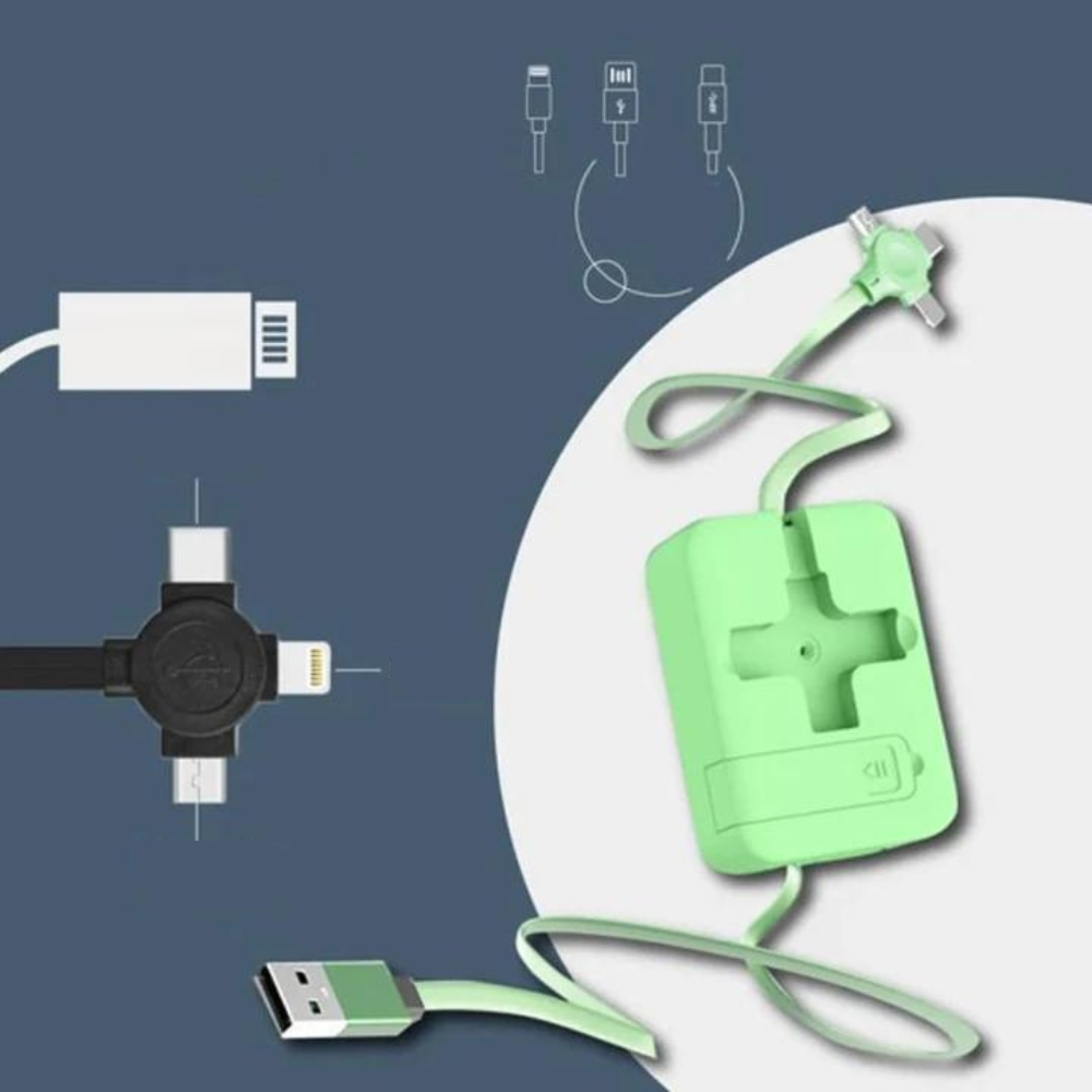 Triple USB Charging Hub with Bonus Cable Offer
