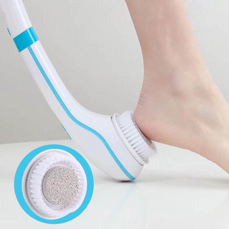 All-in-One Electric Body Scrubber with 5 Brush Heads