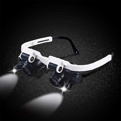 LED Lighted Magnifying Glasses for Dual Vision