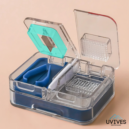 Buy One Get One Free | Smart 2-in-1 Pill Organizer with Built-in Cutter