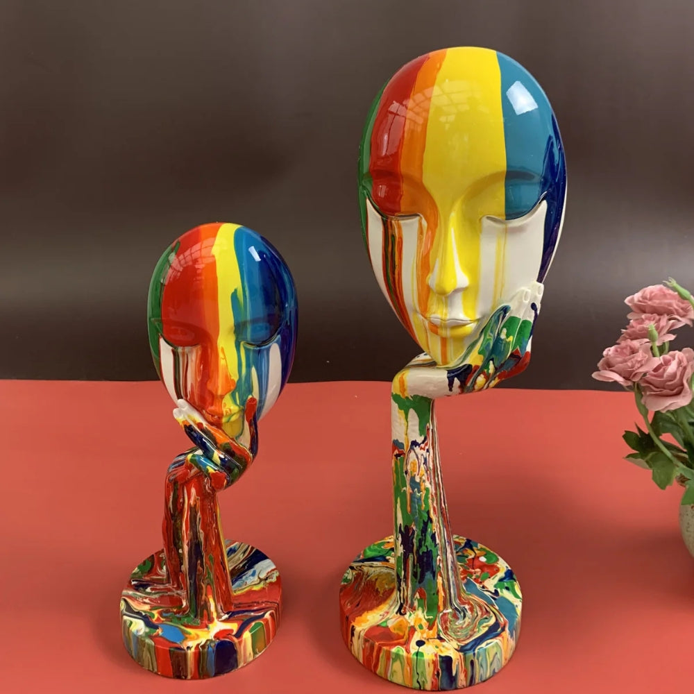 Vibrant Muse Contemporary Art Figurine