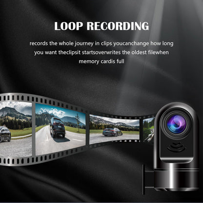 360° Rotating Mini Dash Camera with 1080P HD Resolution